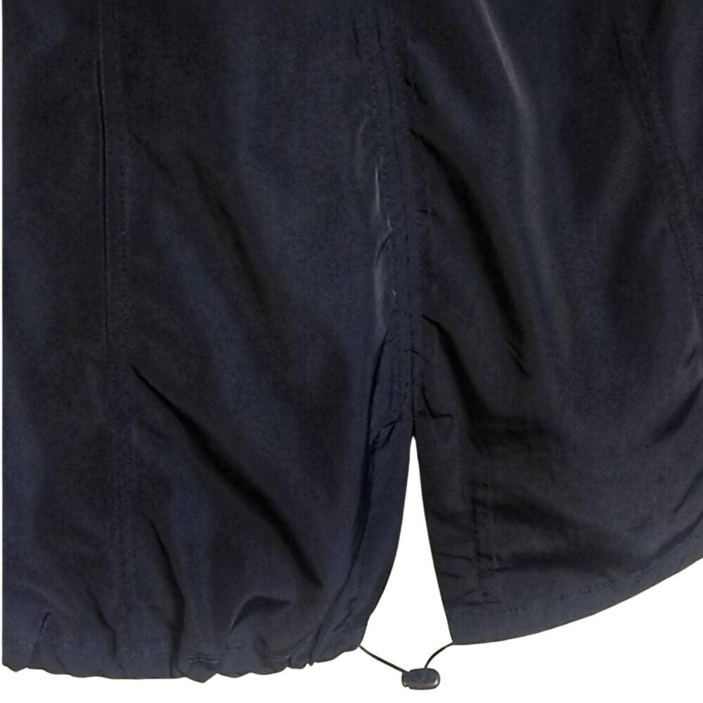 Athleta Drippity Jacket – Navy Blue (Size M) Stowable Hoodie Zip Up Front Pocket - Picture 5 of 7